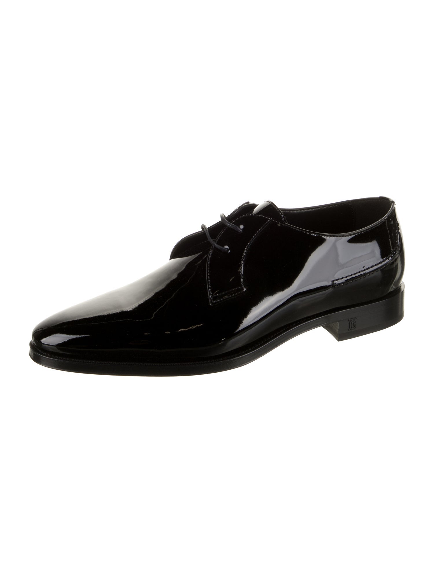 Burberry Patent Leather Derby Shoes