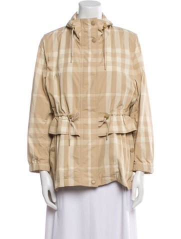 Burberry Jackets Plaid Print Jacket M