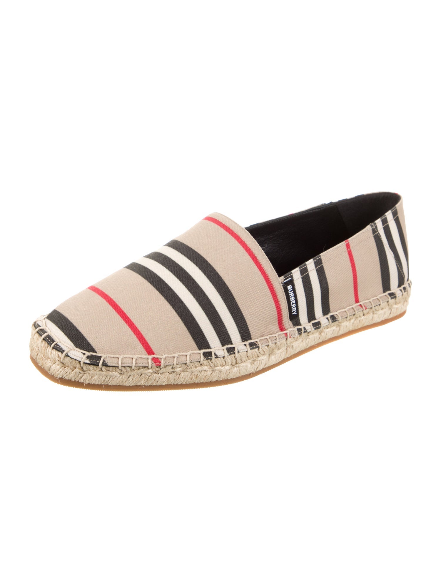 Burberry Canvas Striped Espadrilles