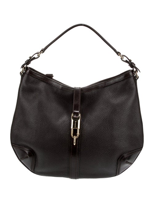 Burberry Leather Top Handle Bag