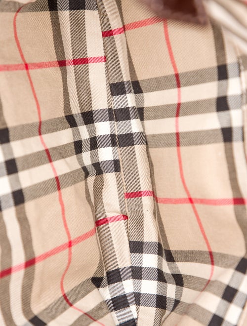 Burberry Leather Top Handle Bag