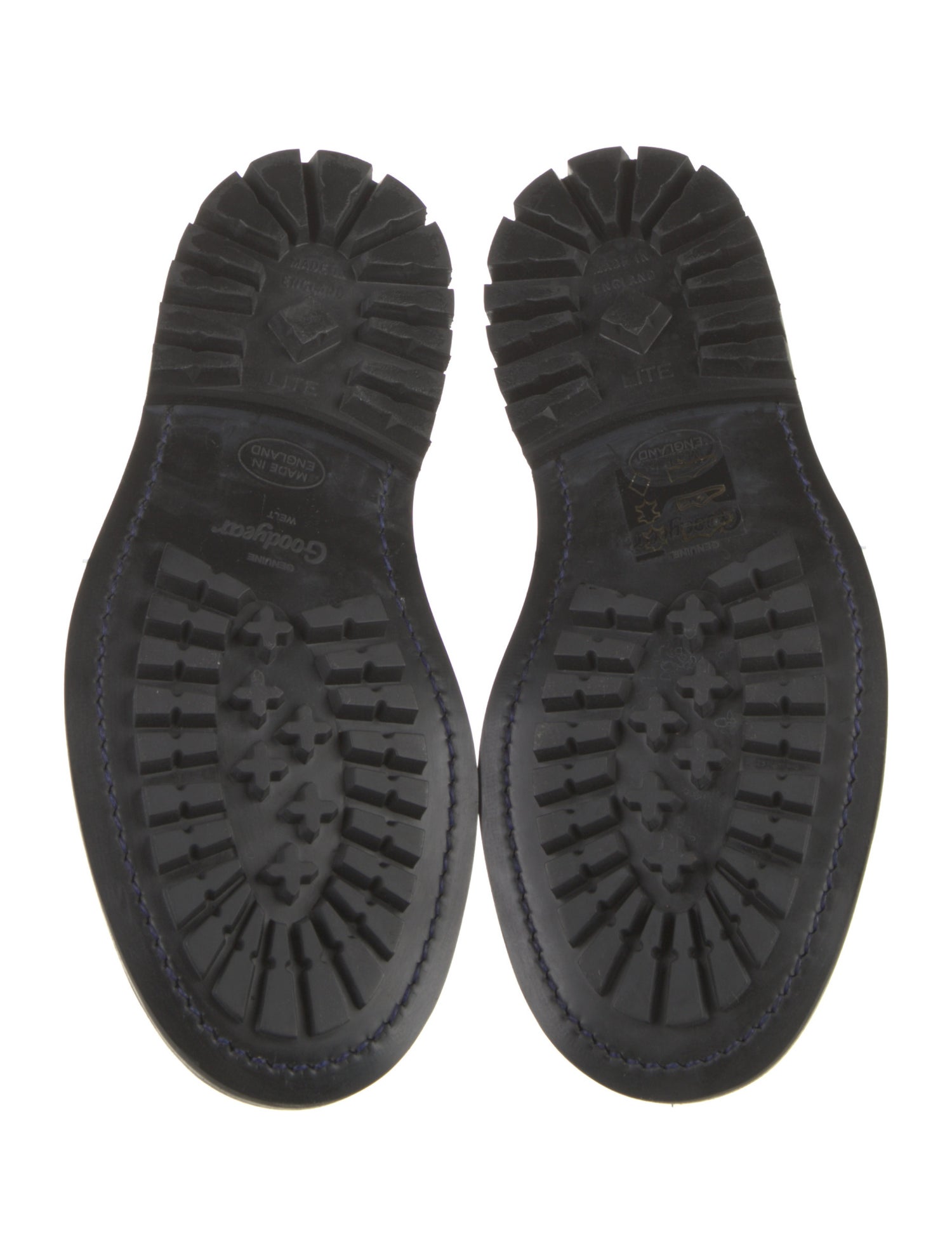 Burberry Leather Lasercut Accents Oxfords