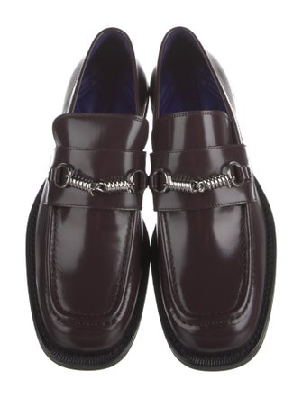 Burberry Leather Dress Loafers