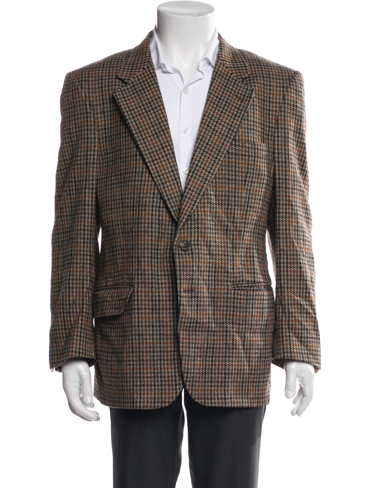 Burberry's Houndstooth Print Blazer