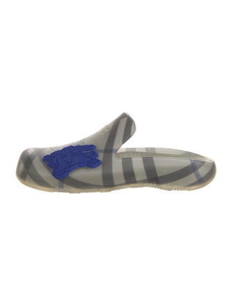 Burberry Rubber Printed Mules