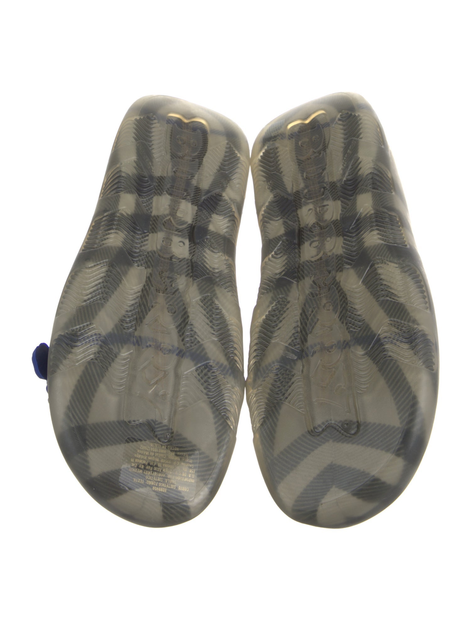 Burberry Rubber Printed Mules