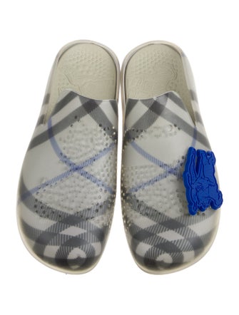 Burberry Rubber Printed Mules