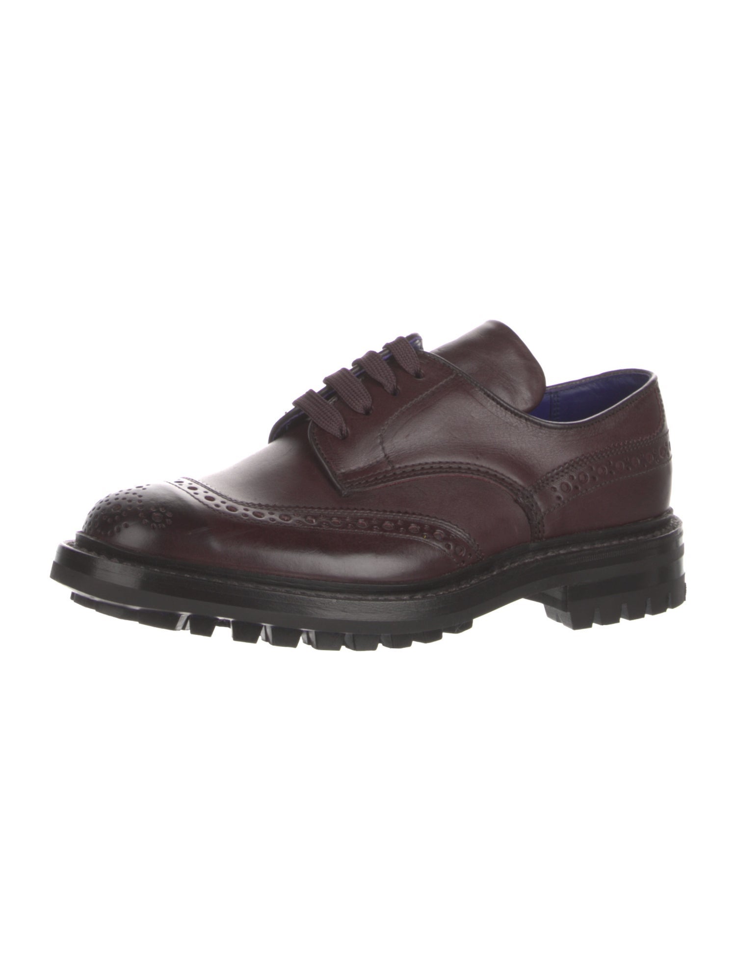 Burberry Leather Lasercut Accents Brogues