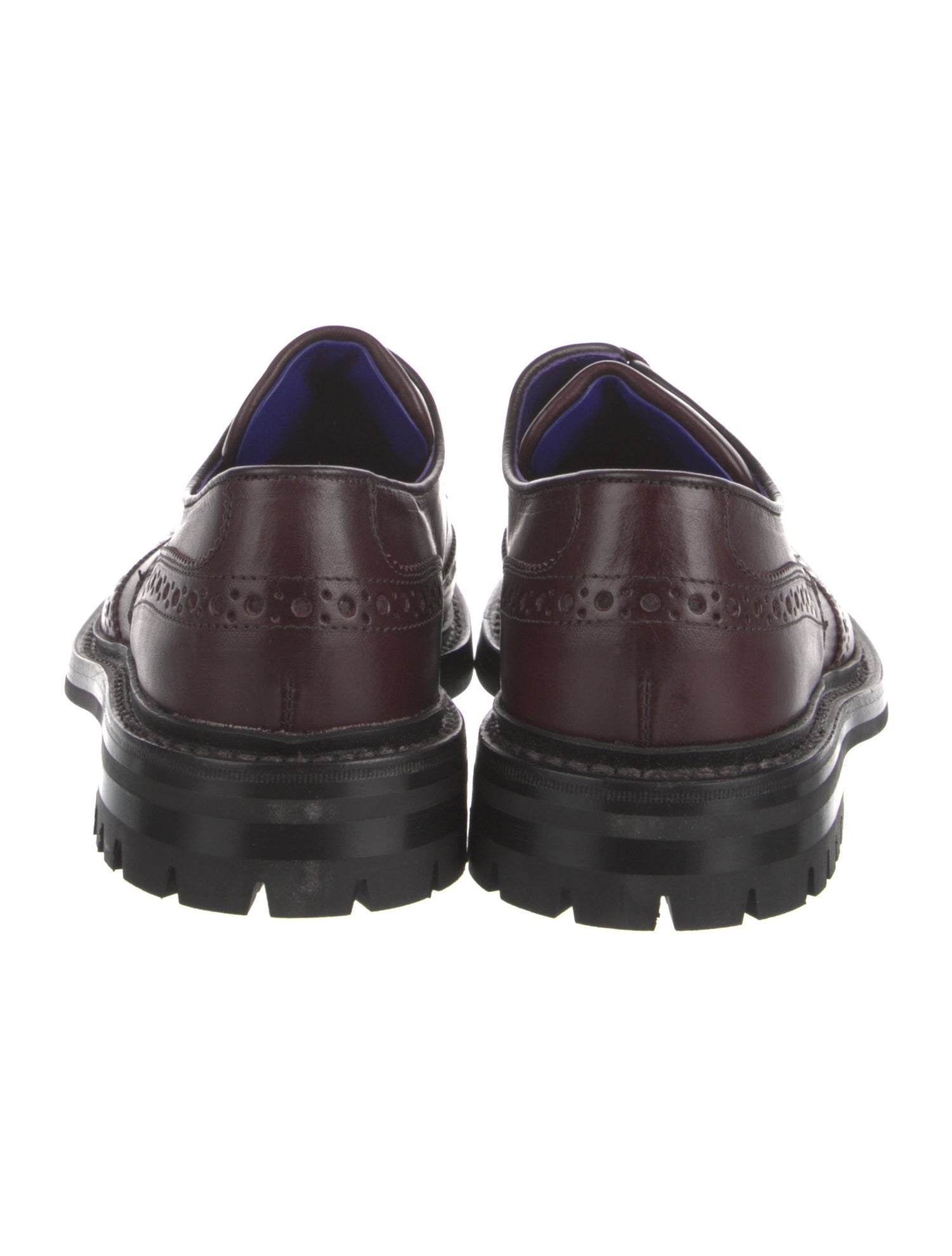 Burberry Leather Lasercut Accents Brogues