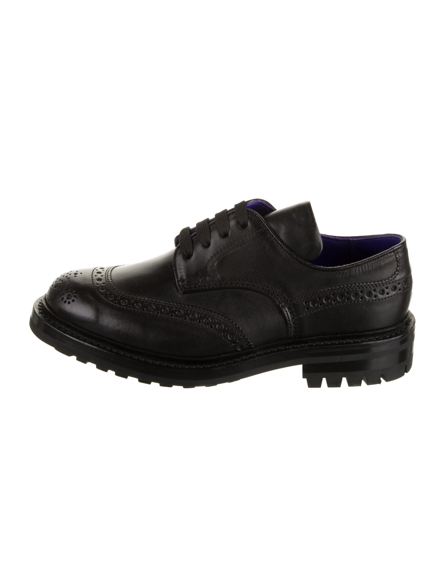Burberry Leather Lasercut Accents Brogues