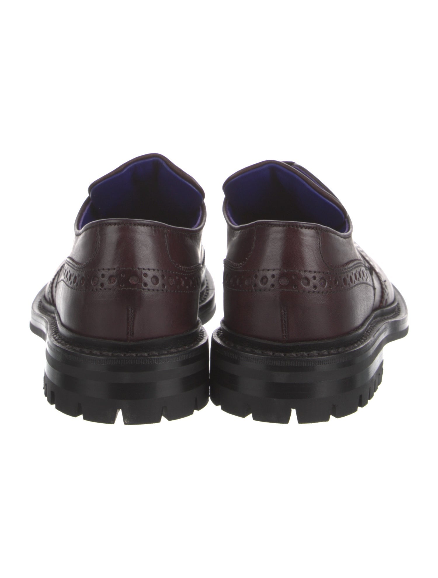 Burberry Leather Lasercut Accents Brogues