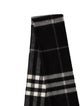 Burberry Cashmere Nova Check Pattern Scarf