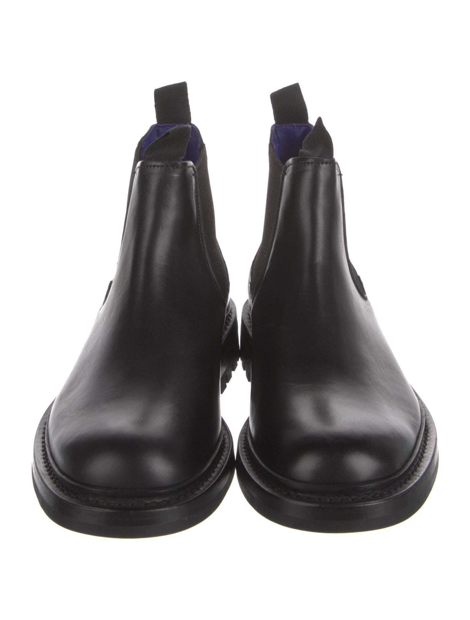 Burberry Leather Chelsea Boots