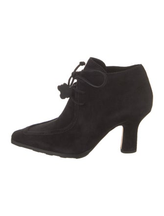 Burberry Suede Lace-Up Boots