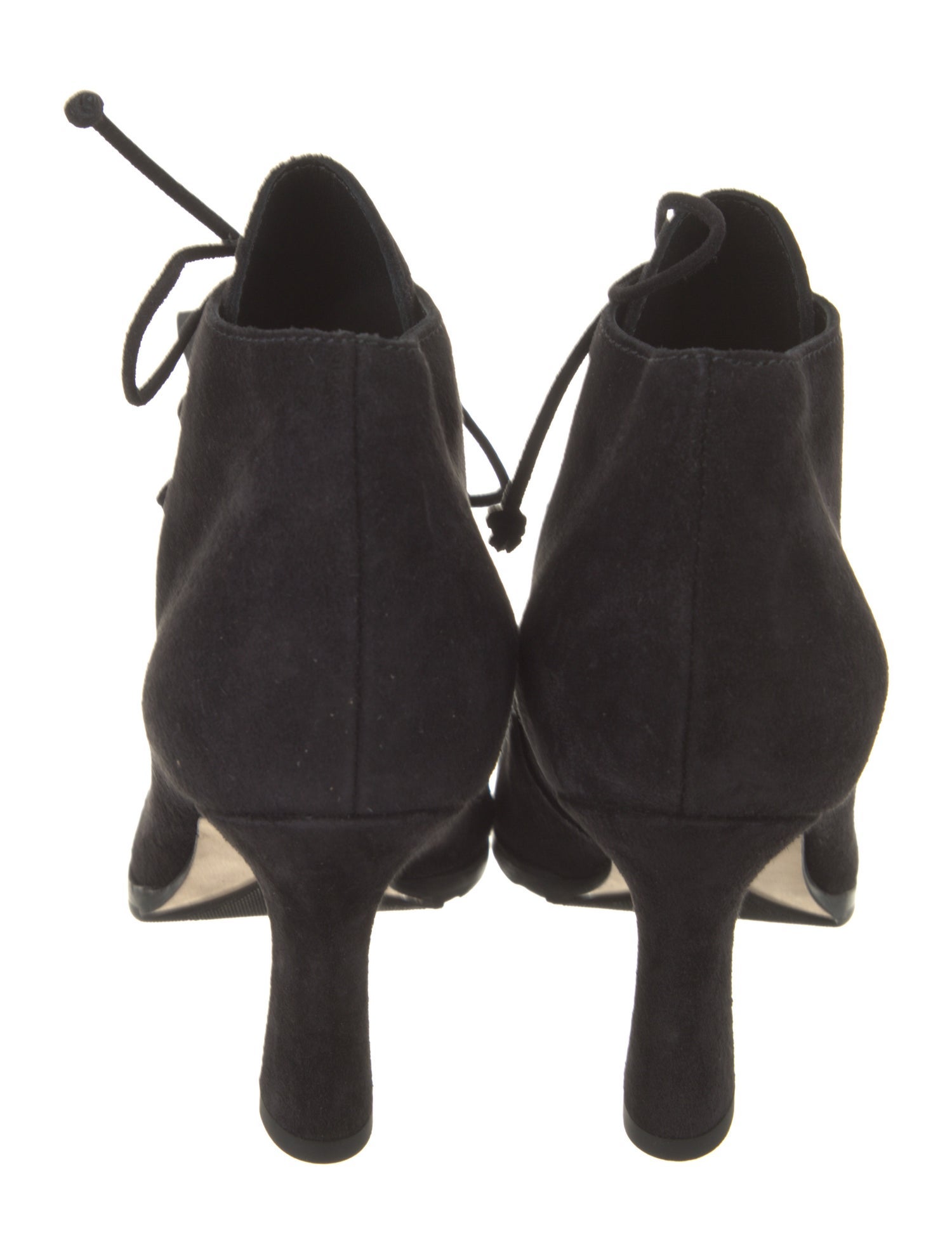 Burberry Suede Lace-Up Boots