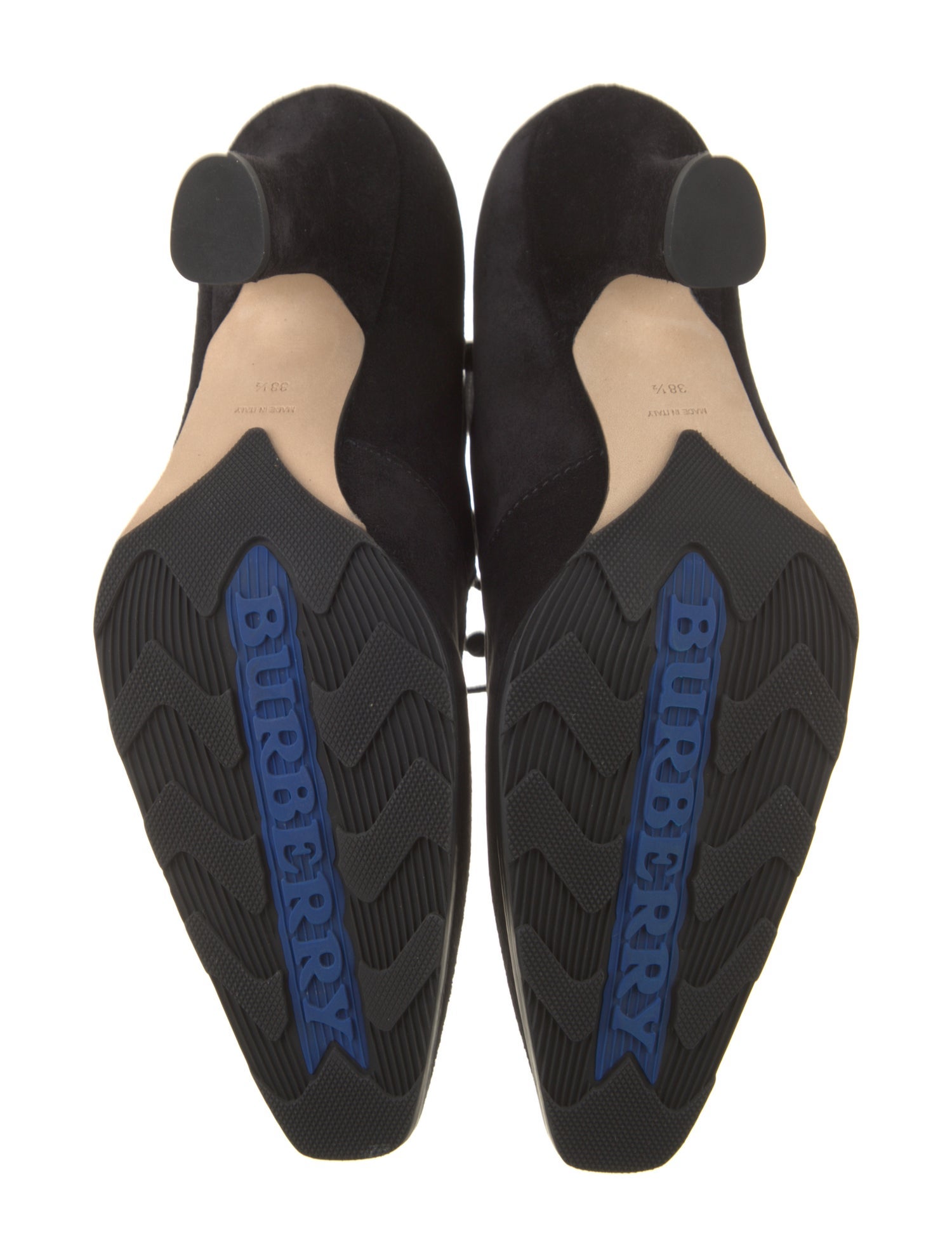 Burberry Suede Lace-Up Boots