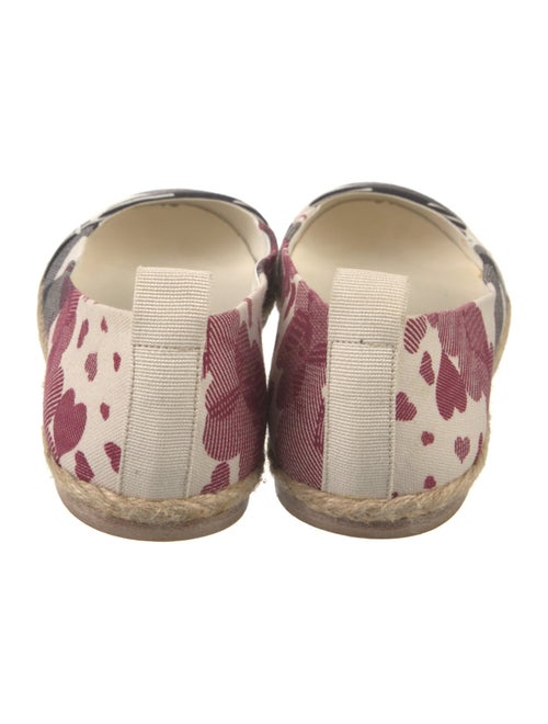 Burberry Canvas Plaid Print Espadrilles