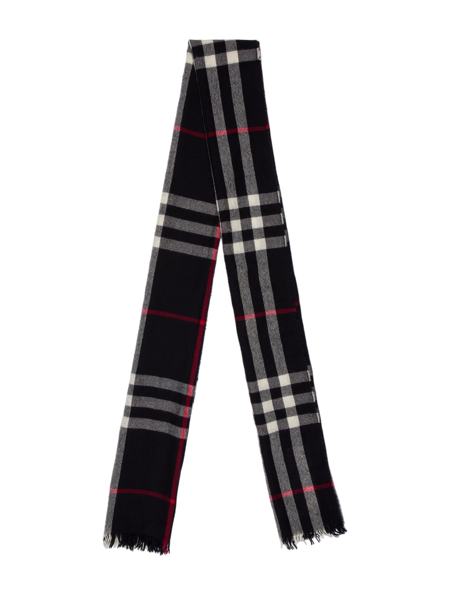 Burberry Cashmere Striped Scarf