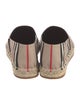 Burberry Canvas Striped Espadrilles