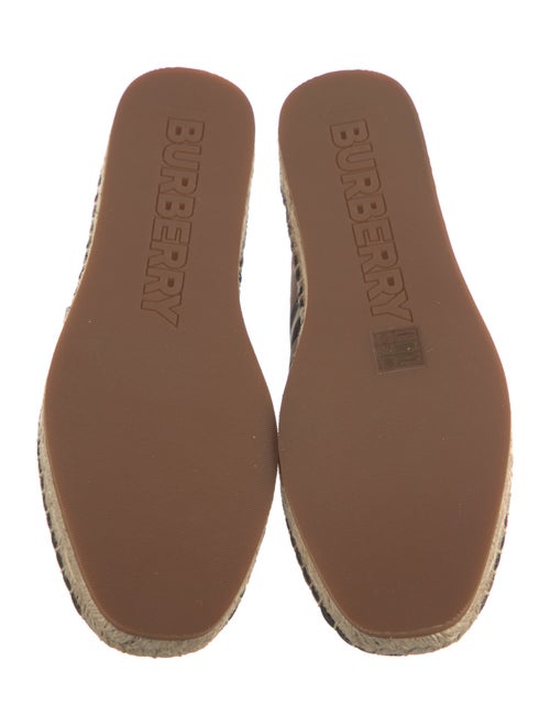 Burberry Canvas Striped Espadrilles
