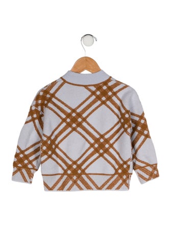 Burberry Toddler Boys' Patterned Woven Sweater