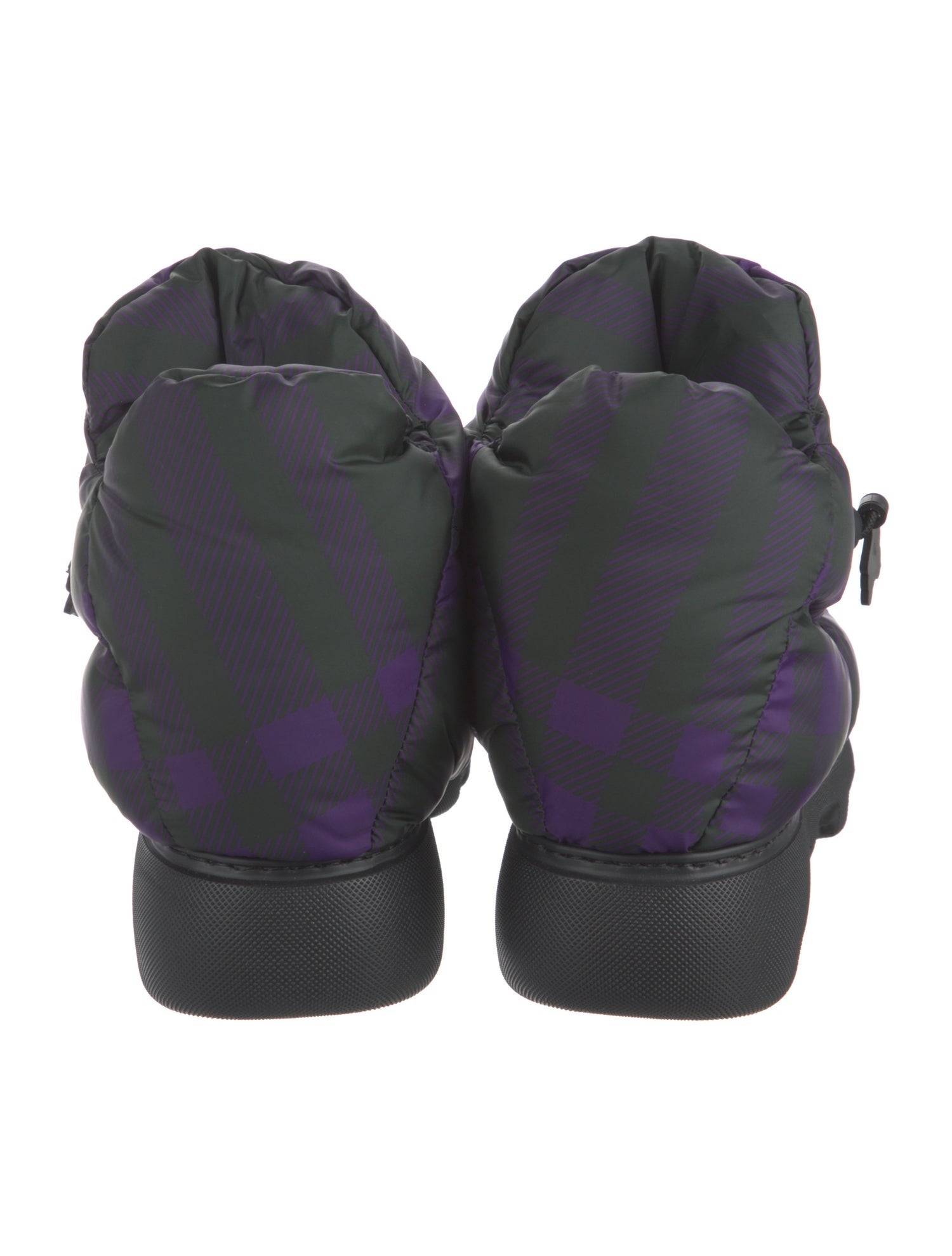 Burberry Nylon Graphic Print Boots