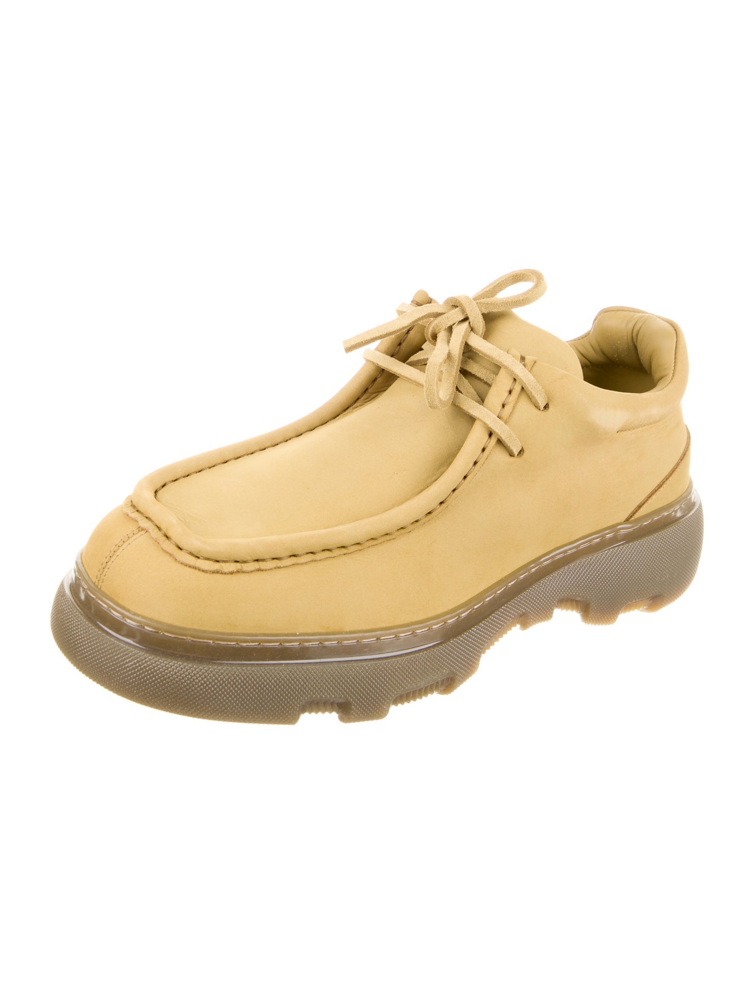 Burberry Suede Lace-Up Boots