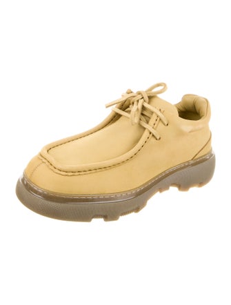 Burberry Suede Lace-Up Boots