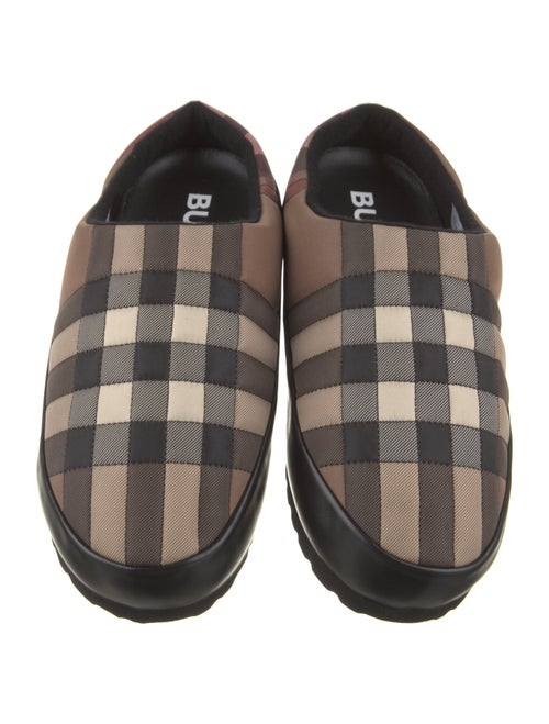 Burberry Plaid Print Slippers