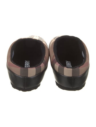 Burberry Plaid Print Slippers