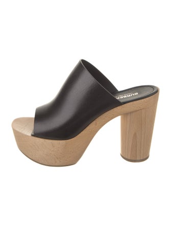 Burberry Leather Slides