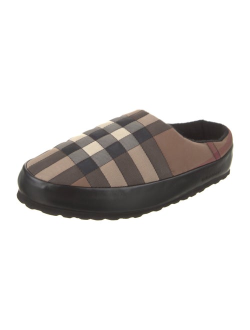 Burberry Plaid Print Slippers