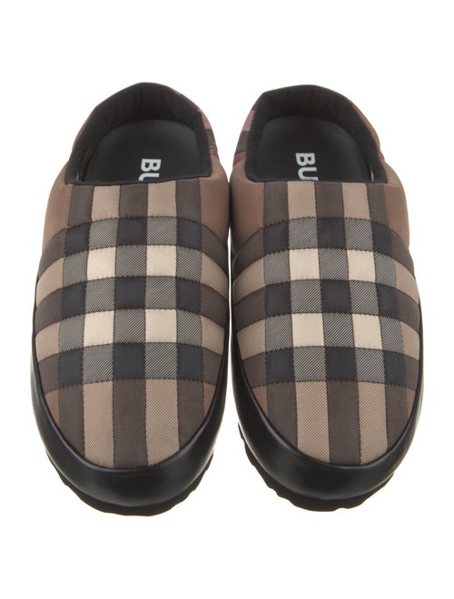 Burberry Plaid Print Slippers
