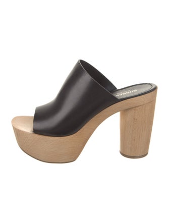 Burberry Leather Slides