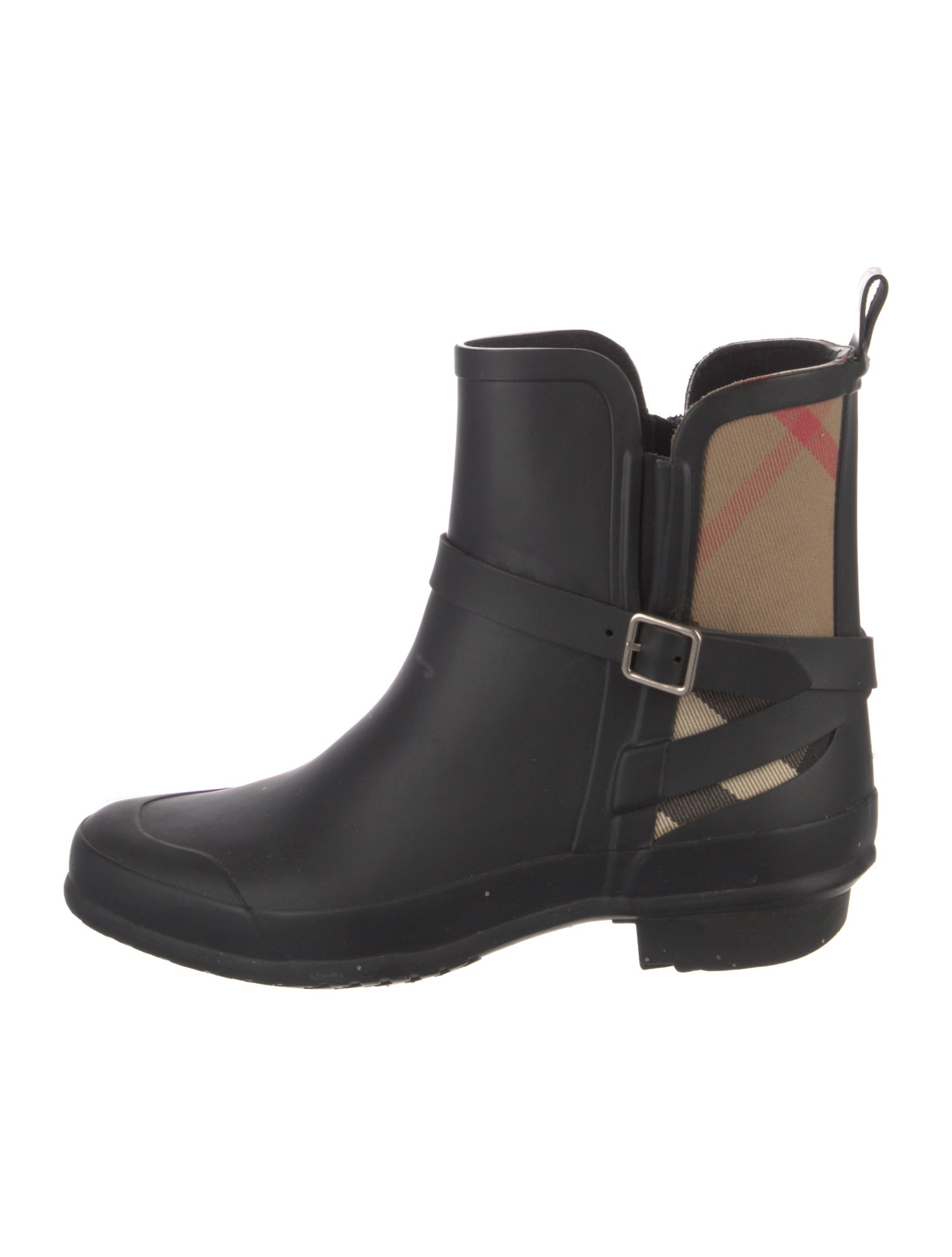 Burberry Exploded Check Pattern Rubber Rain Boots