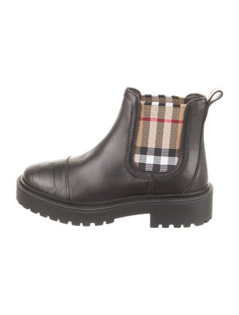 Burberry Kids' Leather Chelsea Boots