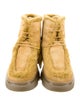 Burberry Suede Lace-Up Boots