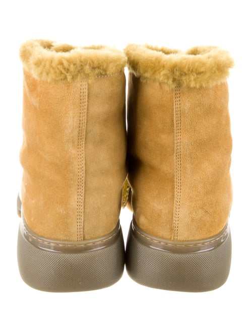 Burberry Suede Lace-Up Boots