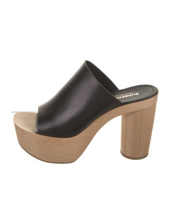 Burberry Leather Slides