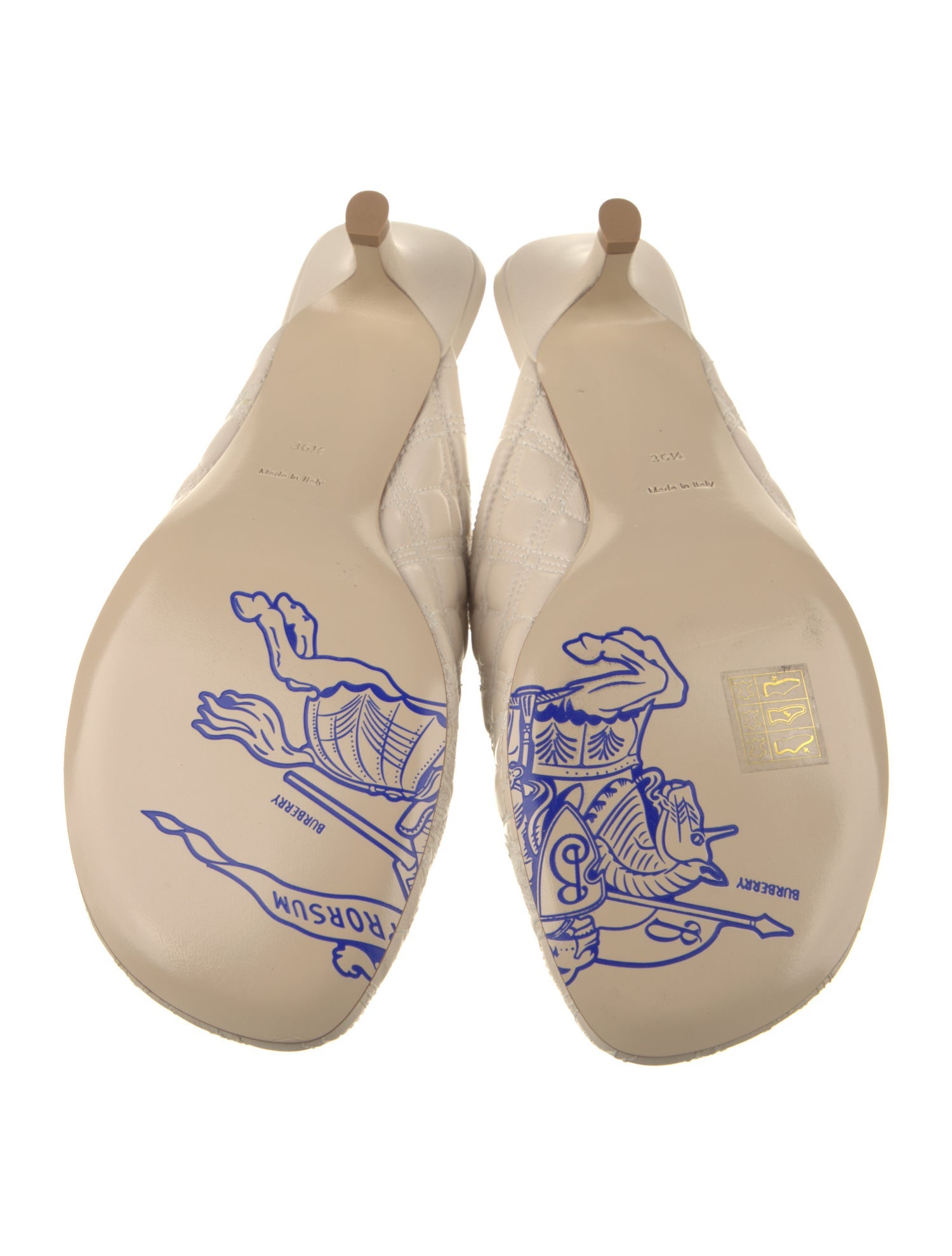 Burberry Leather Mules