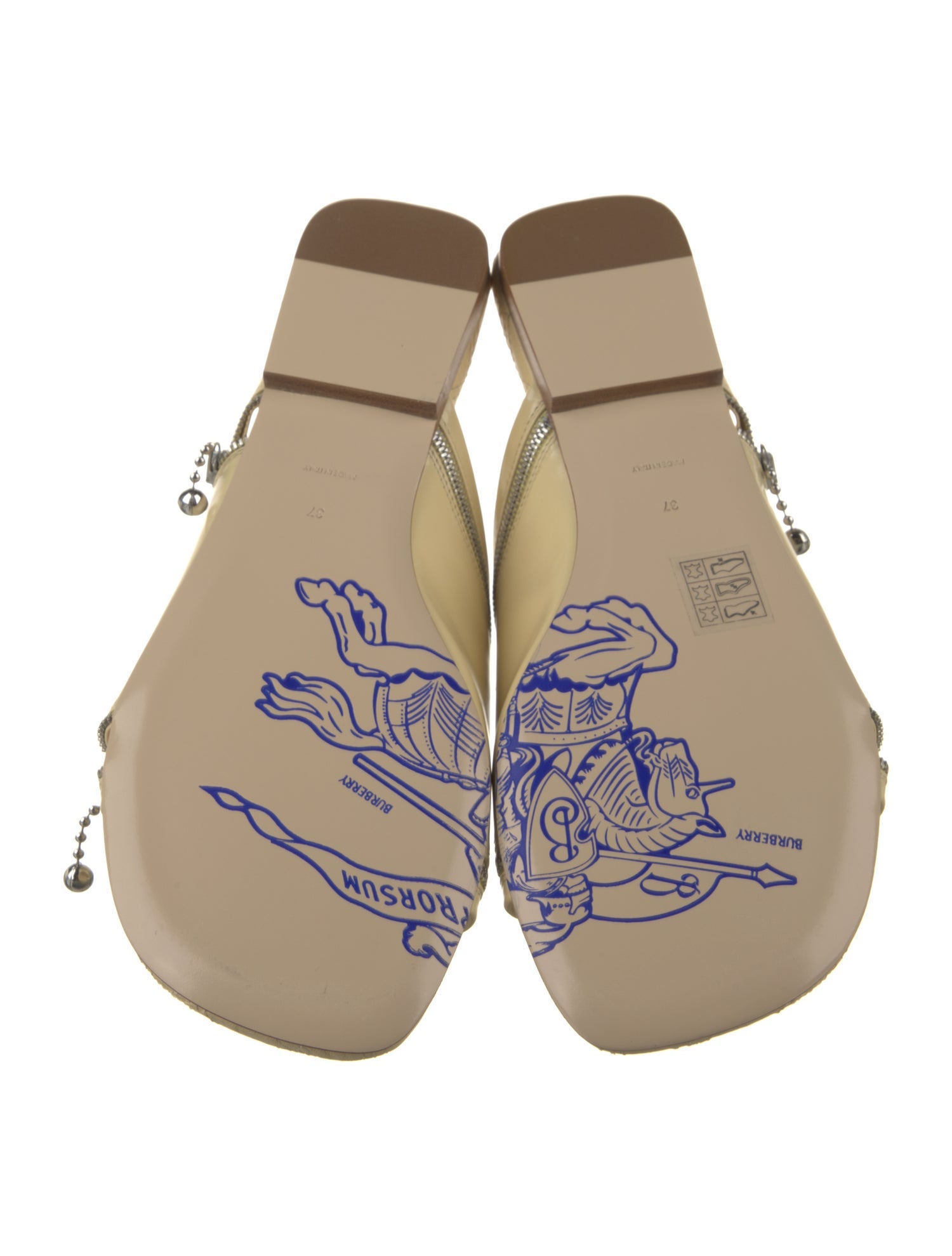 Burberry Leather Slides