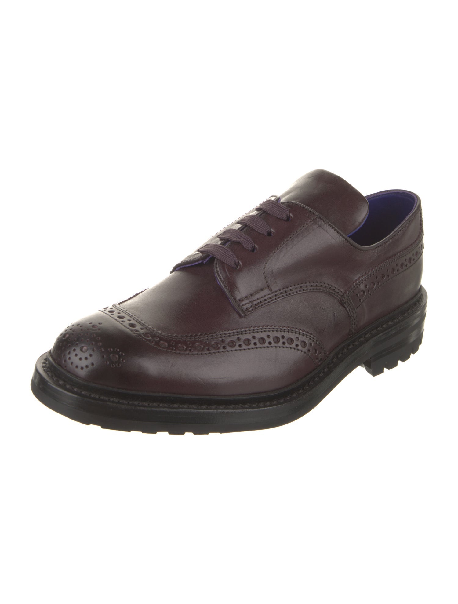 Burberry Leather Lasercut Accents Brogues