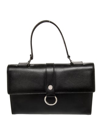 Burberry Leather Top Handle Bag