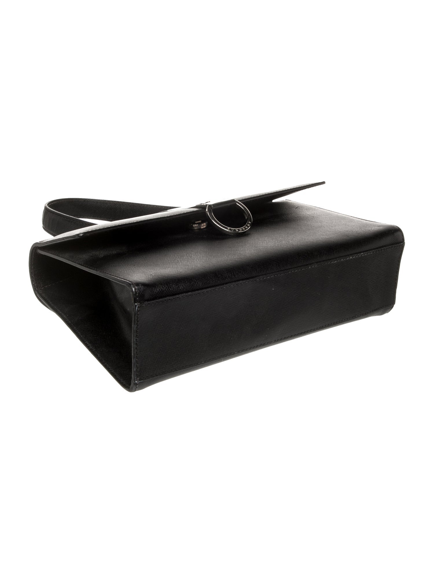 Burberry Leather Top Handle Bag