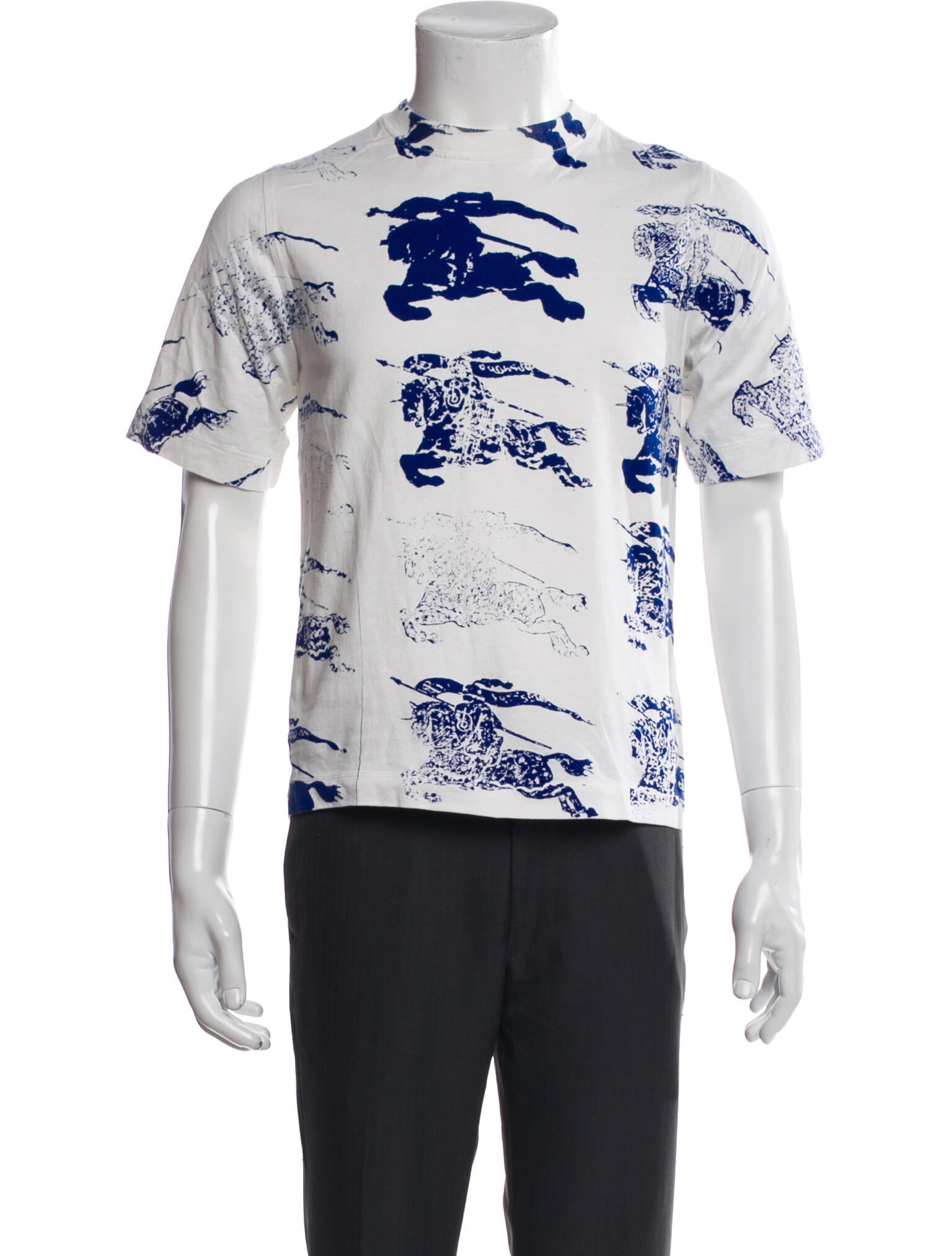 Burberry Printed Crew Neck T-Shirt