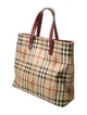 Burberry Haymarket Check Top Handle Bag