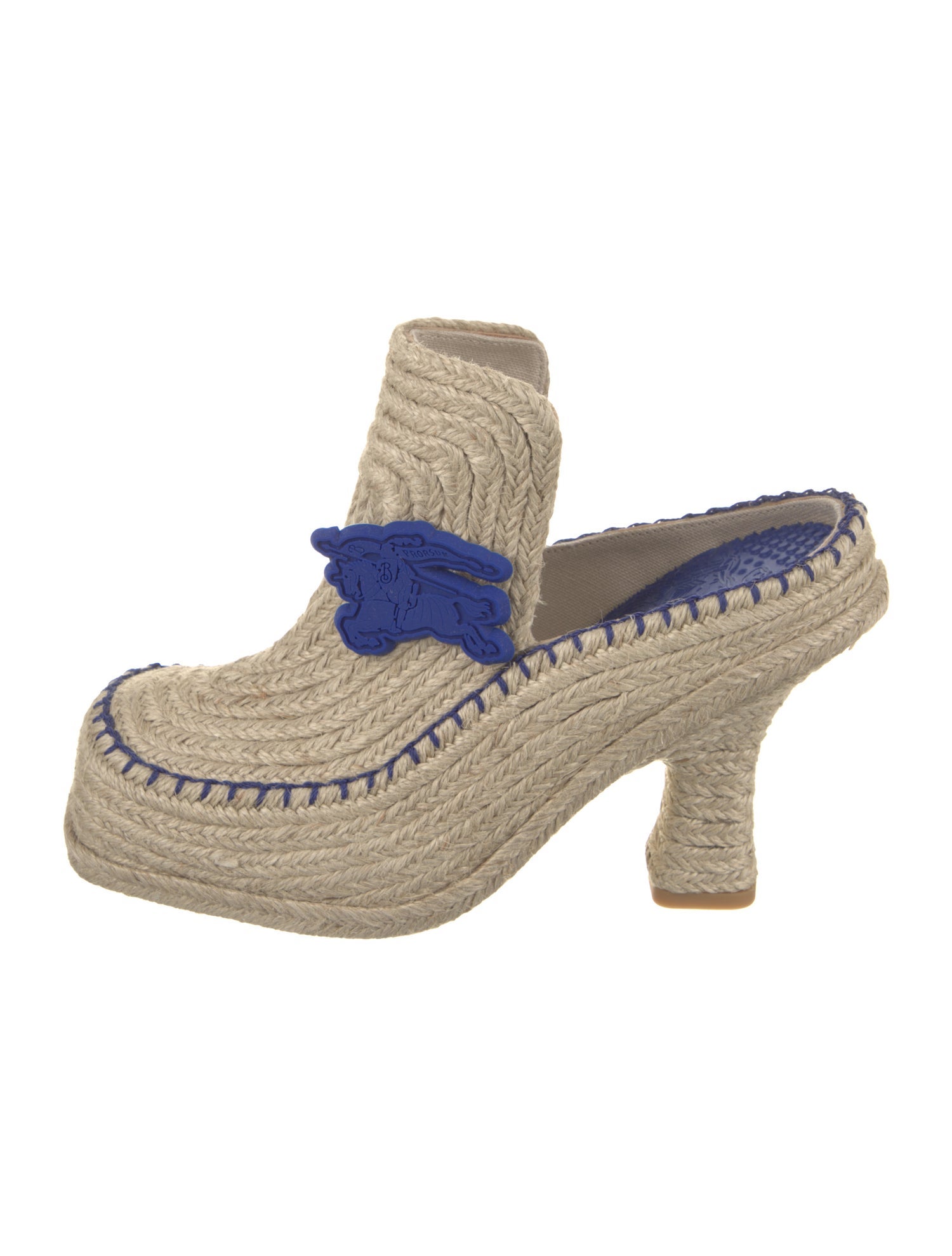 Burberry Raffia Mules