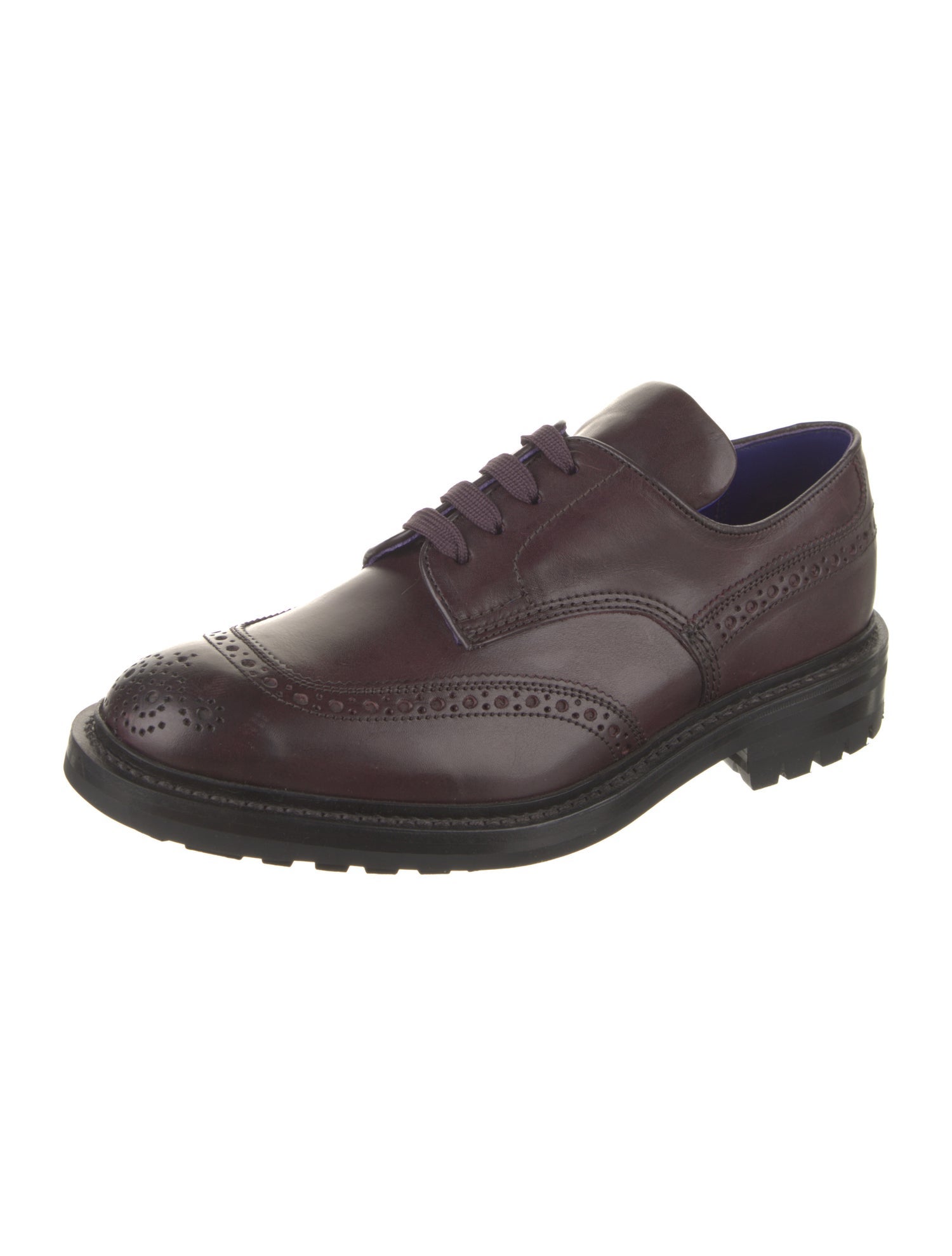 Burberry Leather Lasercut Accents Brogues