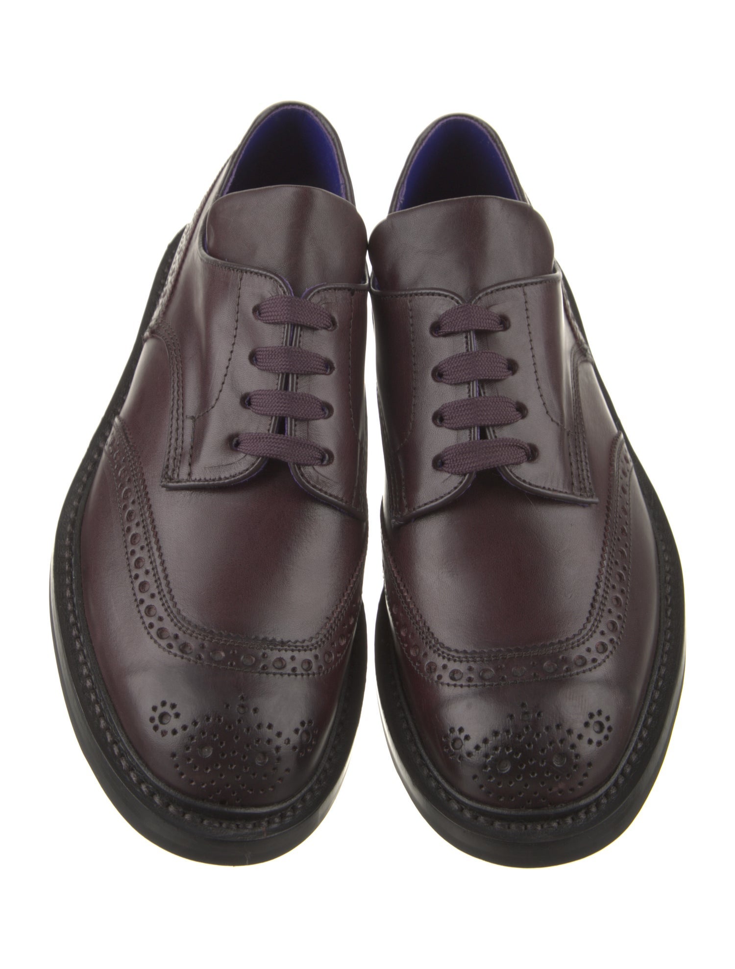 Burberry Leather Lasercut Accents Brogues
