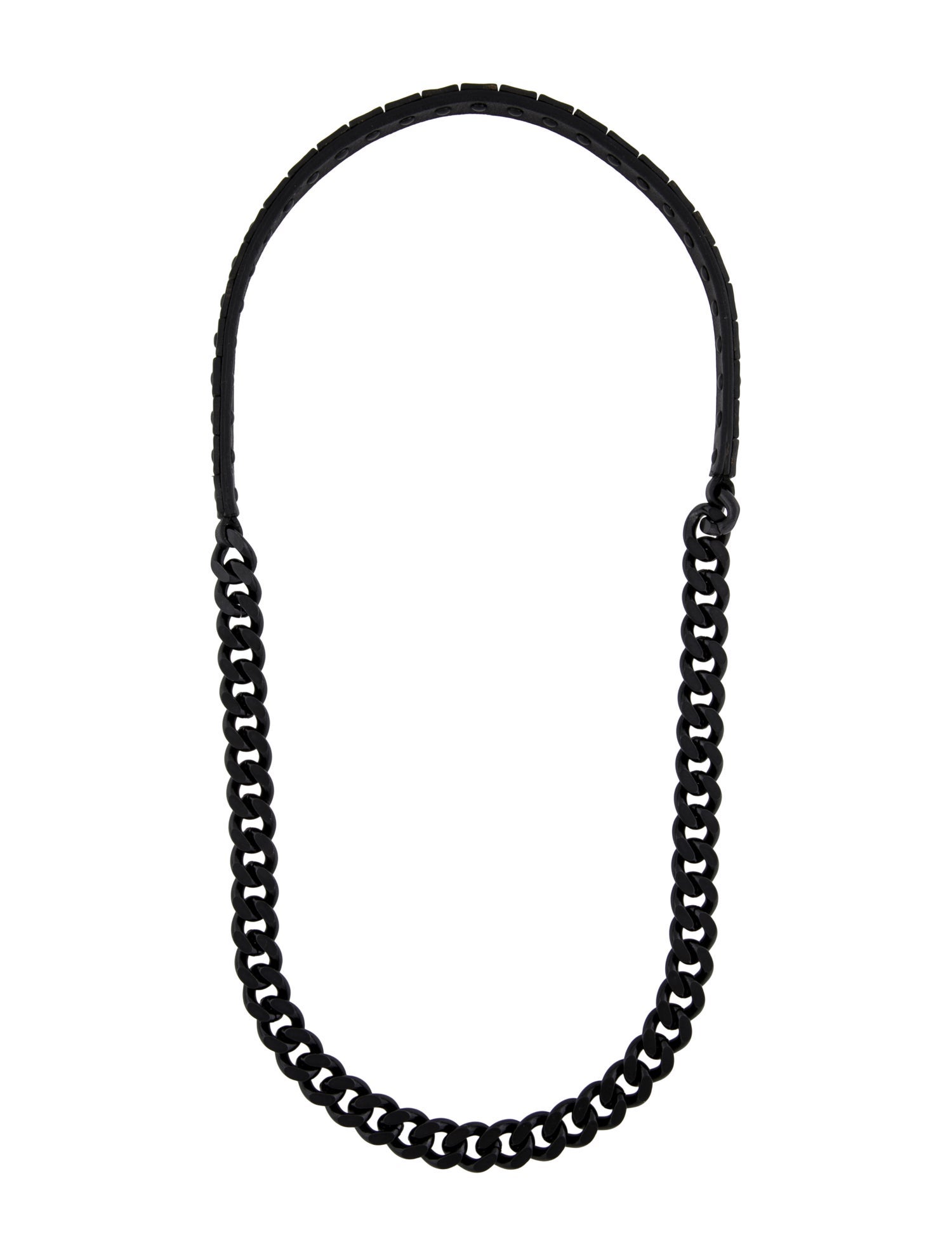 Burberry Leather Chain Necklace